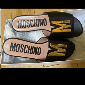 Moschino Logo Sandals